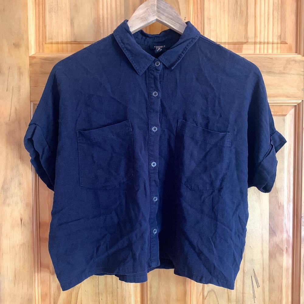 Forever 21 Button Down T-Shirt